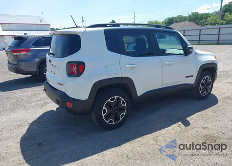 2017 Jeep Renegade Trailhawk 4X4 from USA, damaged, VIN ZACCJBCB4HPE87583